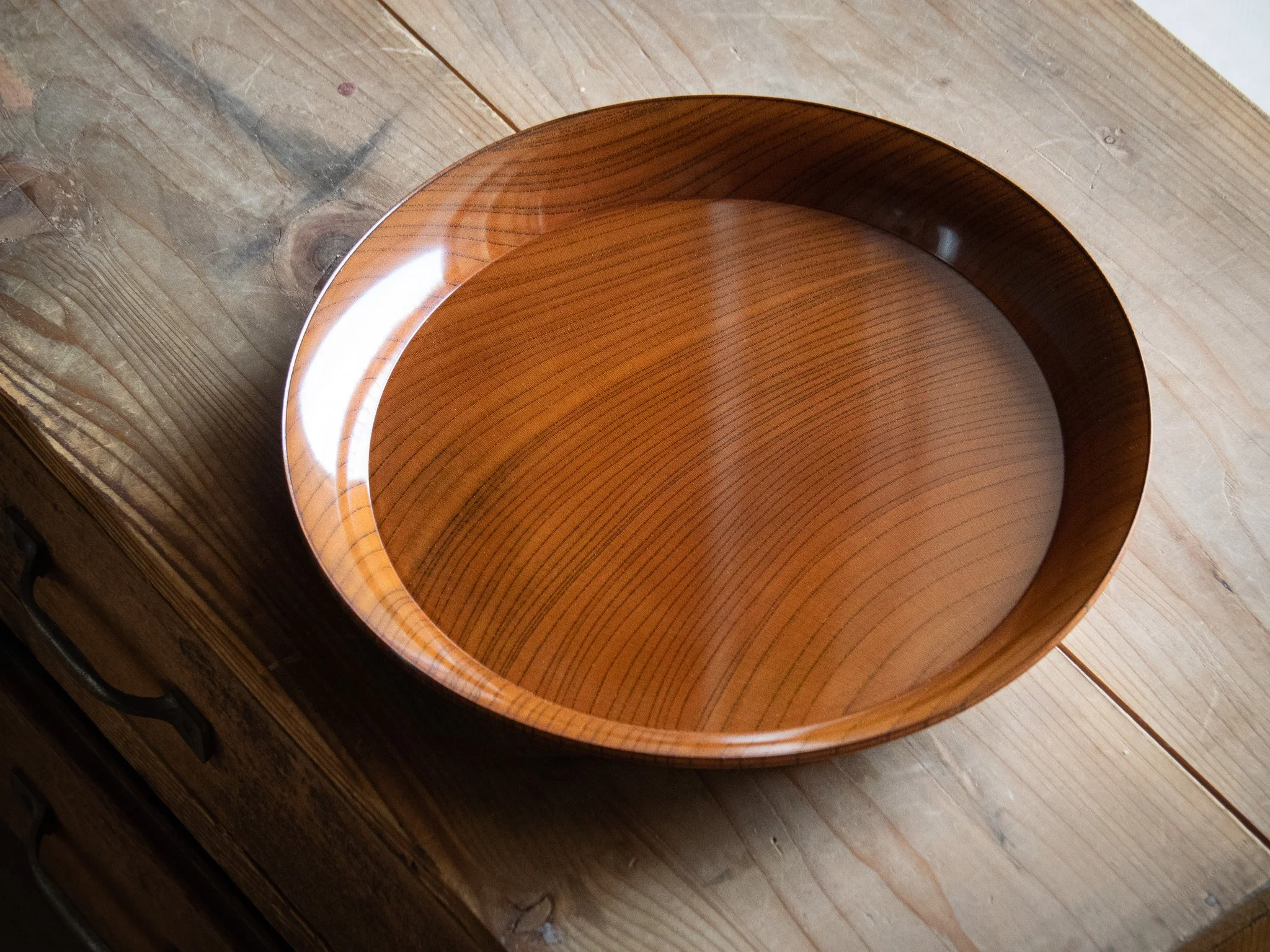 Keyaki Dinner Plate | Japanese Wooden Plate | Sentomono